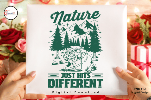 Camping Adventure Funny Frog Hiking PNG: A Nature Lover's Design Gem