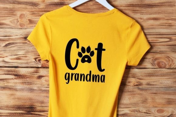 Cat Grandma: A Graphic Design Asset for Whimsical Branding