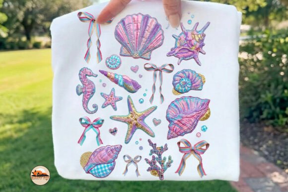 Embrace Coastal Charm with This Seashell Summer PNG