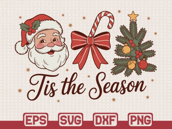 Tis the Season Christmas Graphic Design for Festive Projects