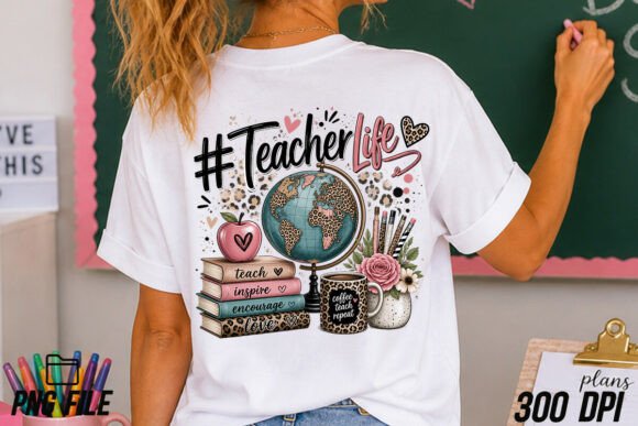 Unleash Your Artistic Genius with #Teacherlife Graphics