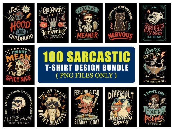 Witty Wardrobe Upgrades: The Sarcastic T-Shirt Bundle